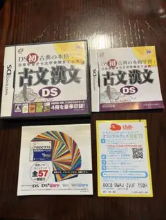 【動作確認済み】ケース、取説付き 古文 漢文DS