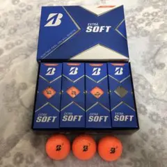 ブリヂストン ゴルフボール SOFT 新品未使用 1ダース 12個入りオレンジ色