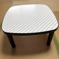 折りたたみローテーブル 60cm x 60cm x 30cm 昭和レトロ