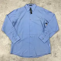 DKNY シャツ　ワイシャツ　ビジネスシャツ　ブルー　長袖