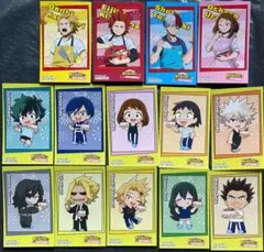 ヒロアカ　イラストカードセット　スイパラコラボver