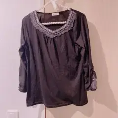 [美品]axes femme 黒レーストップス