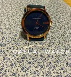 新品☆安心のメルカリ便☆レディース☆腕時計☆クォーツ☆ ネイビー × ゴールド☆