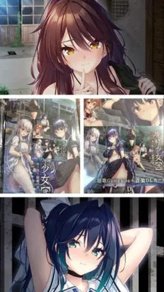 廃村少女弐 廃村少女2 エスクード タペストリー 本体 DLカード 廃村少女