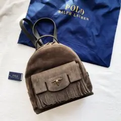 ポロラルフローレン 牛革 バックパック レザーリュック