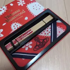 新品 ヴィヴィアンウエストウッド 扇子 ハンカチ セット②　定価11,000円