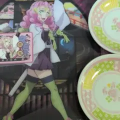 鬼滅の刃 一番くじ 思い出の蝶屋敷 絵皿 ミニビジュアルシート 他 蜜璃