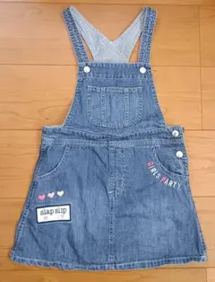 スラップスリップ　デニム　ジャンパースカート