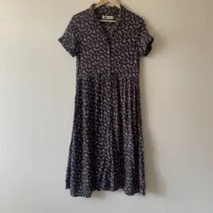 【vintage】179/WG 花柄半袖ワンピース