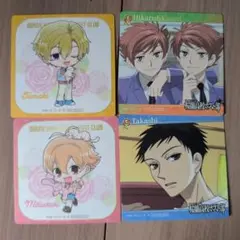桜蘭高校ホスト部 キャラクターコースター 4枚セット