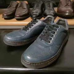 REGAL　リーガル　レザースニーカー　ネイビー　紺色　24cm
