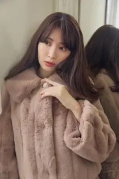 herlipto Winter Love Faux Fur Coat