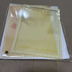 フクヤ キャラ福くじ ラブレター ブロマイドサイズ イエロー