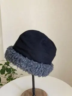 mature ha. ボアフードキャップ“hood cap” ブラック