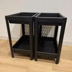 IKEA VESKEN ヴェスケン シェルフユニット ブラック