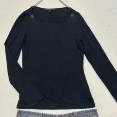 GUCCI グッチ シェリーライン 長袖カットソー ブラック S