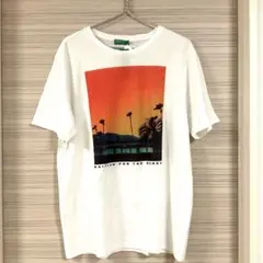 新品 /限定品希少/BENETTON半袖 ベネトンTシャツ ホワイト　サイズM