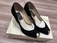LANVIN collection オープントゥ パンプス ハイヒール 23cm