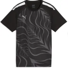 PUMA ブラック サッカー　フットサル　シャツ　130