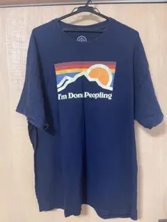I'm Done Peopling Tシャツ ネイビー
