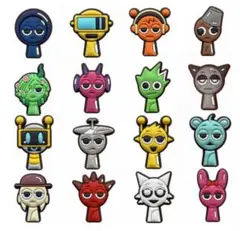 スプランキー ジビッツ　サンダルチャーム 16個セット