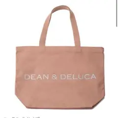 DEAN&DELUCA 2023年チャリティートート　コーラル　Lサイズ　中古