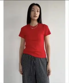 Didot.showroomオリジナルラウンドT (赤Sサイズ)