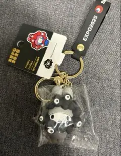 マイメロディ 万博 黒 ミャクミャク キーホルダー EXPO 2025