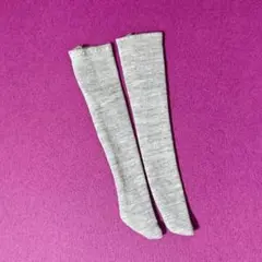 1/6サイズ ニーハイソックス グレー