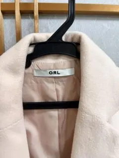 GRL 淡いピンク チェスターコート