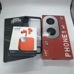 土日限定値下げ　cmf PHONE1 オレンジ　BUDSセット