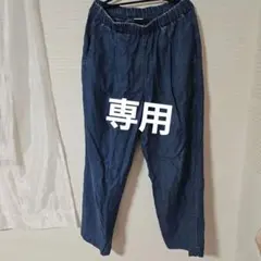 URBAN RESEARCH DOORS ネイビー ワイドパンツ