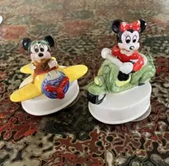 ディズニー アンティーク ミッキーマウス オルゴール ビンテージ