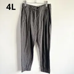 4905【美品】4L 大きいサイズ　ジョガーパンツ　スウェット