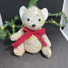 はぎれのテディベア小ペレットあり