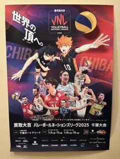 バレーボールネイションズリーグ2025 ポスター