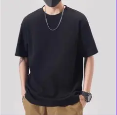 半袖 Tシャツ 無地 ブラック XL ビッグTシャツ オーバー　ヘビーウェイト