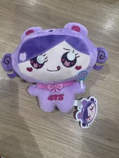 しなクマ ぬいぐるみ大　パープル　しなこちゃん