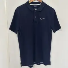 NIKE ナイキ　ポロシャツ　ネイビー　Mサイズ