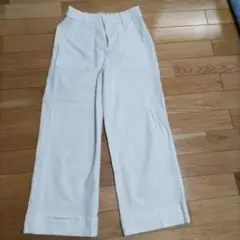 ワイドパンツ　ホワイト