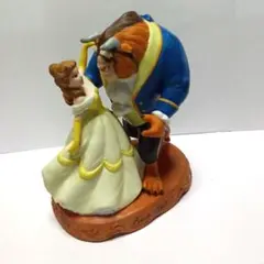 希少　ディズニー　美女と野獣 　陶器製　オルゴール　フィギュア　ウオルト
