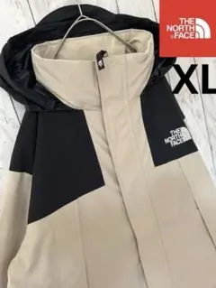 【ザノースフェイス】海外限定 定番 マウンテンジャケット ベージュXL