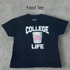カップヌードル カレッジライフ Tee XL Tee Luv ブラック ユーモア