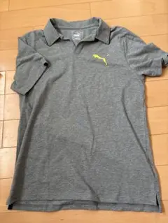 PUMA グレー ポロシャツ 半袖