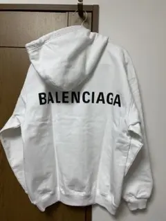 BALENCIAGA バレンシアガ パーカー 白 Sサイズ ユニセックス