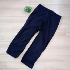 ユニクロU レギュラーフィットアンクルパンツ76cm 黒　ブラック　メンズ
