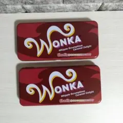 チャーリとチョコレート工場ウォンカチョコゴールデンチケット缶ペンケース2点