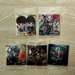 仮面ライダー　シールウエハース　一ノ瀬宝太郎　九堂りんね　ビルド　響鬼　キバ　他