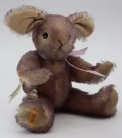 MERRYTHOUGT ビンテージのウサギのぬいぐるみ 紫色 約20cm