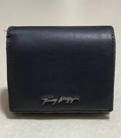 TOMMY HILFIGER マルチポケットミディアム 二つ折り財布 ネイビー